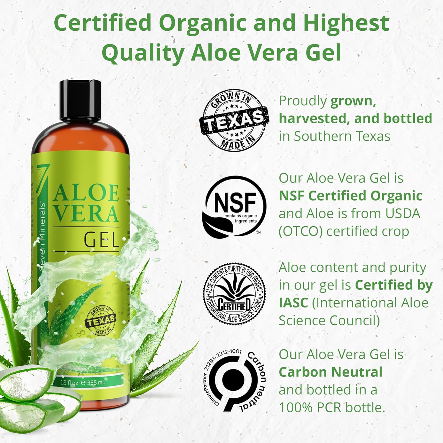 Pure Organic Aloe Vera Gel™