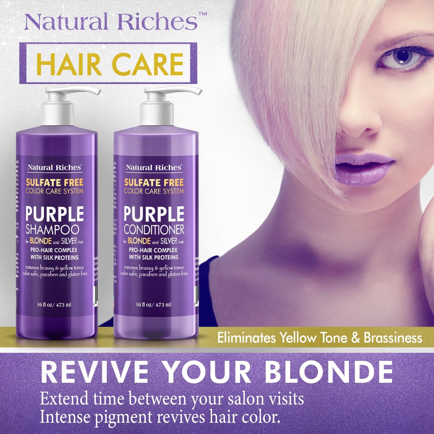 Natural Brilliance Purple Shampoo & Conditioner Set™